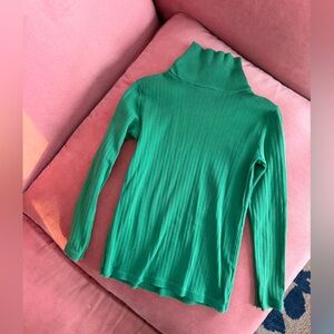 Fin & Vince kids green turtleneck 8/9